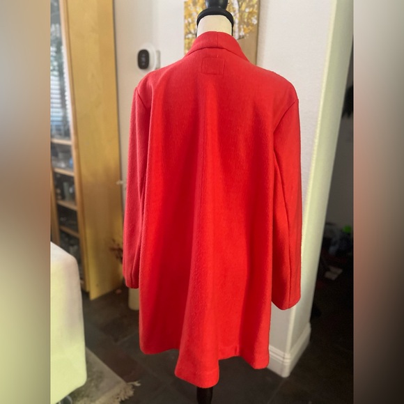 Old Navy - bright coral soft coat - Picture 5 of 9